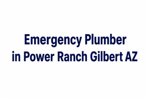 Emergency Plumber in Power Ranch Gilbert AZ Burst Pipe  Water Leak Repair